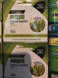 Herbicida Forth Mata Mato Glifosato Concentrado 30ml