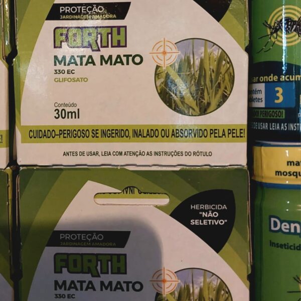 Herbicida Forth Mata Mato Glifosato Concentrado 30ml